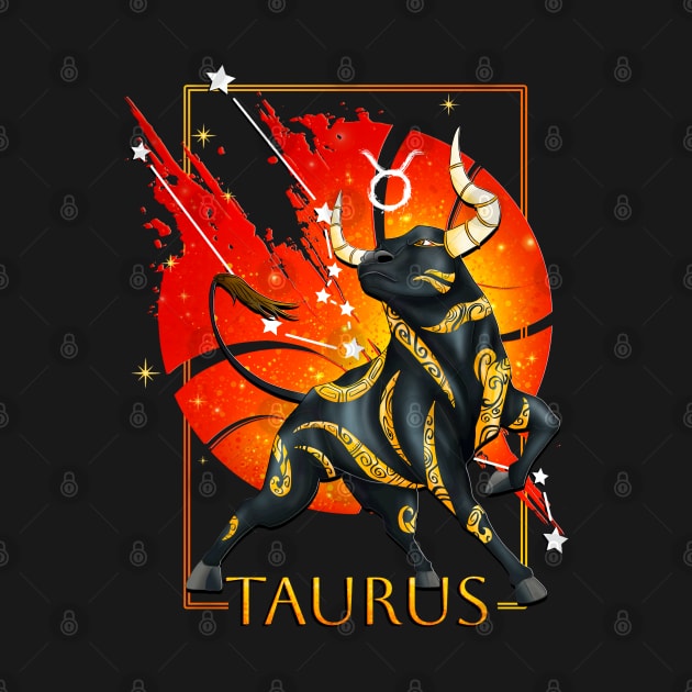 The Raging Taurus - Zodiac Sign - Earth Sign by Roy's Disturbia