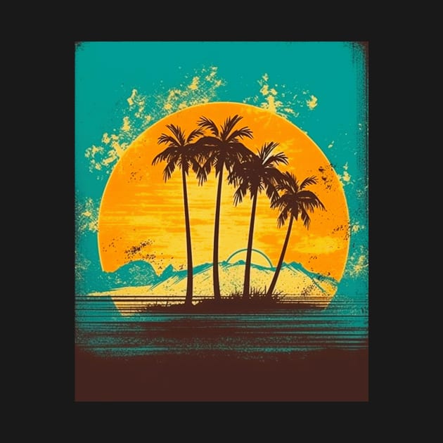 Vintage Tropics, Rediscover Summer's Exotic Adventure by Marco Massano Art