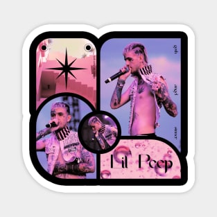 Pink Lil Peep Magnet