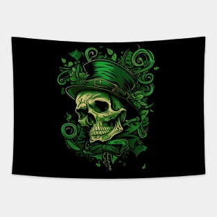 Saint Patrick skull Tapestry