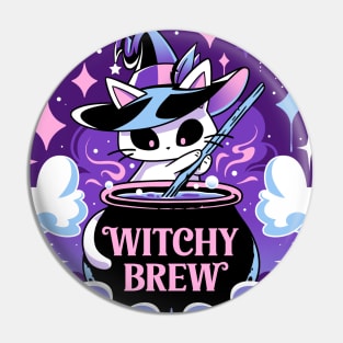 Witchy Cat Potion - Kawaii Magic Pin