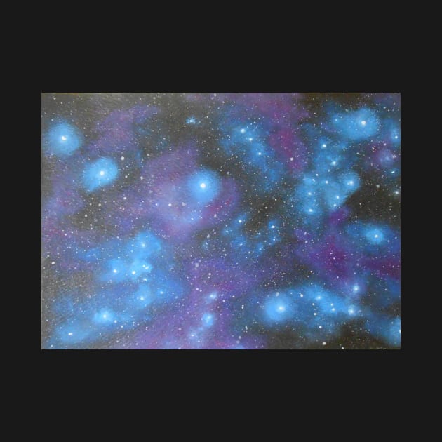 Nebula painting by PurpleMoose