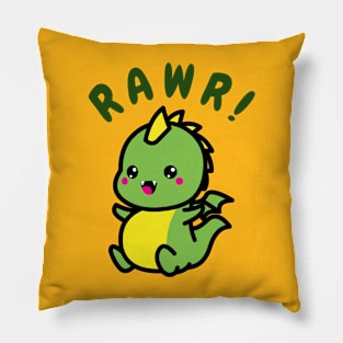 Rawr cute dragon Pillow