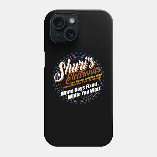 Shuri's Electronics Phone Case by CuddleswithCatsArt