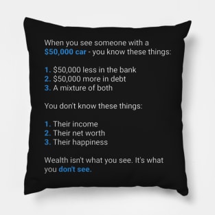 Finance Acceptance Quote Pillow