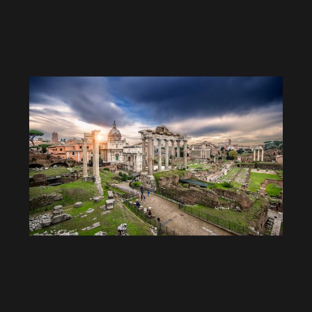 Roman Forum in Rome, Italy, also known as Foro di Cesare by mitzobs