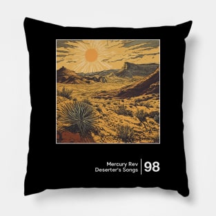 Deserter's Songs - Minimal Style Illustration Artwork Pillow