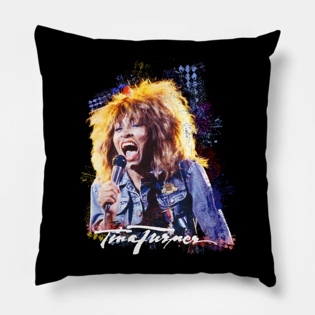 Tina Turner Pillow by TesieAraa