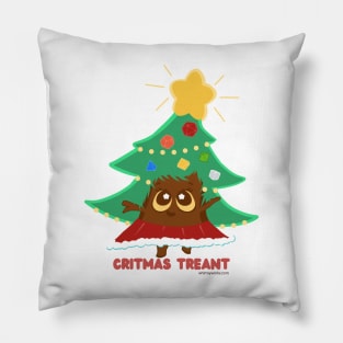 Oh, Critmas Treant // D20 // Christmas Tree Pillow
