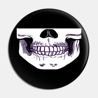 Halloween Skull Mask Pin