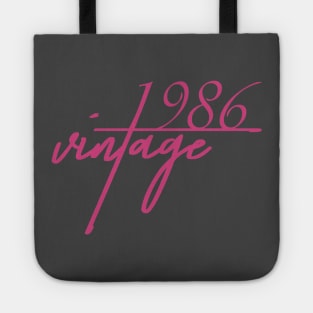 1986 Vintage. 34th Birthday Cool Gift Idea Tote