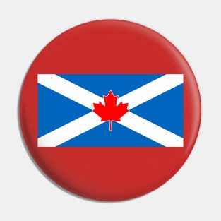 Canada - Scotland Flag Mashup Pin