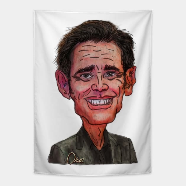Jim Carrey Tapestry by Henry Drae