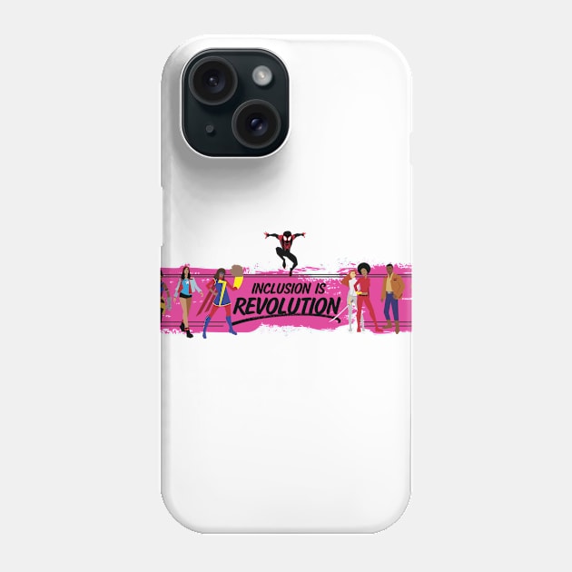 (Pink Band) Inclusion Is Revolution Phone Case by ForAllNerds