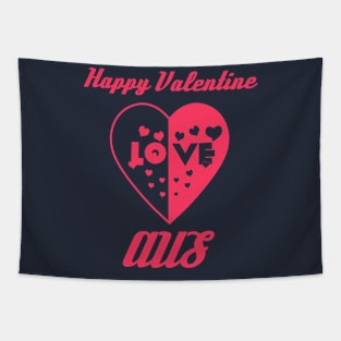 Heart in Love to Valentine Day AUS Tapestry