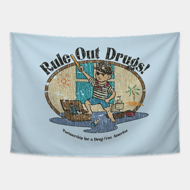 Rule Out Drugs 1986 Tapestry by JCD666