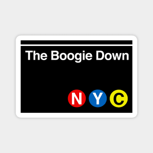 The Boogie Down Subway Sign Magnet