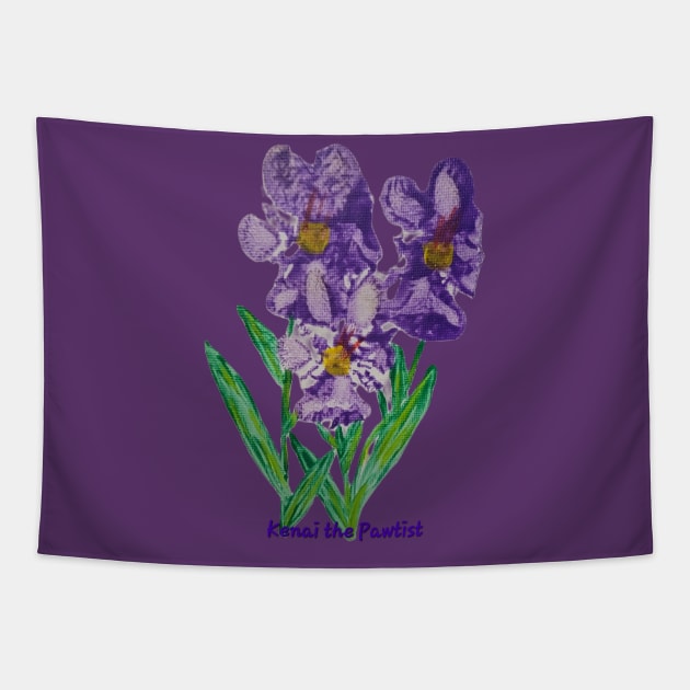 Kenai purple 3 Tapestry by The Pawtist Shop