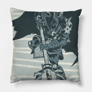 Dark Evil Knight Pillow