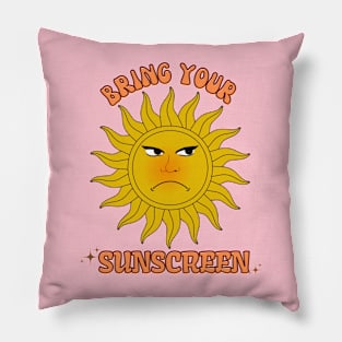 Moody Sun Vibes Pillow