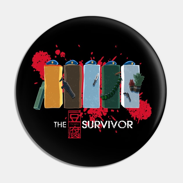 The Tofu Survivor Pin by ZeroMayhem