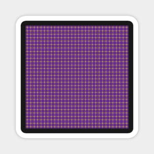 Purple Dot Optical Illusion Pattern Magnet