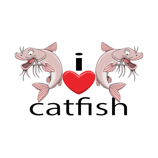 I Heart Catfish by Wickedcartoons