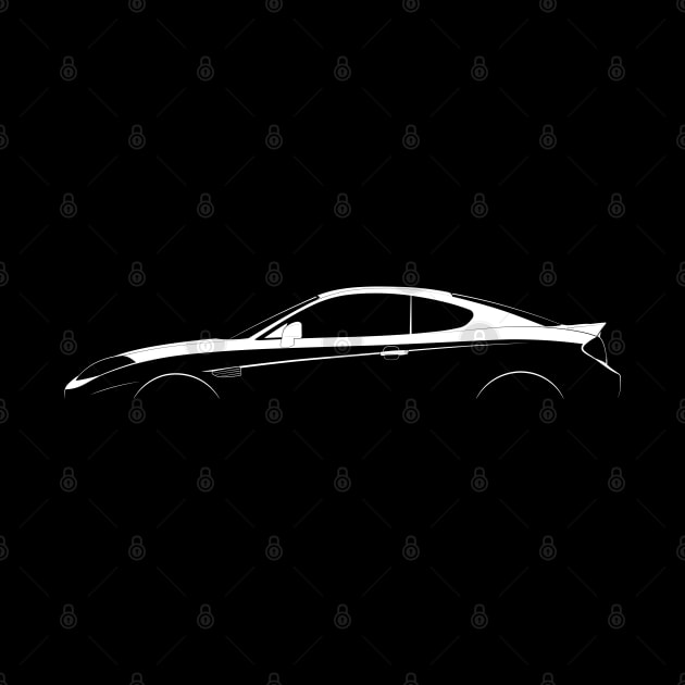 Hyundai Tiburon GT (GK) Silhouette by Car-Silhouettes