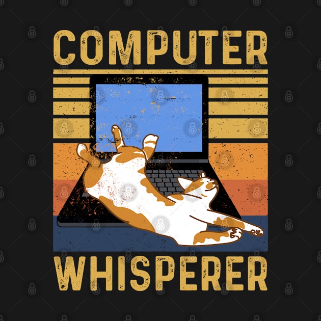 Funny Cat, Computer Whisperer by Seaside Designs