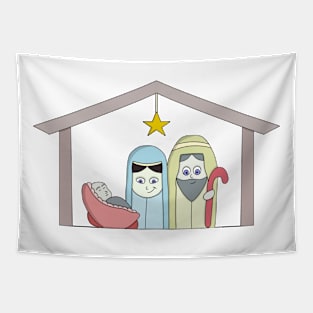 Holy Night Nativity Tapestry