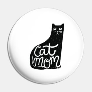 Cat Mom Pin