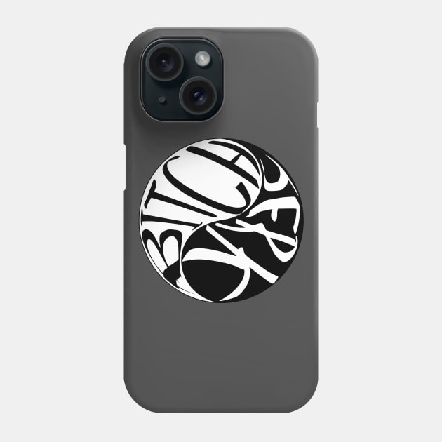 Bitch Jerk - Supernatural Quote Yin Yang Phone Case by shellysom91
