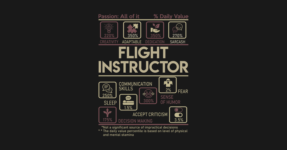 flight instructor shirt