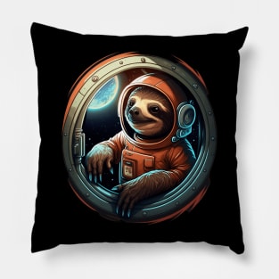 The Slothonaut - First Sloth In The Space Pillow