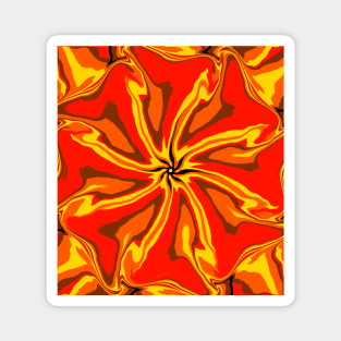 Retro Flower Magnet