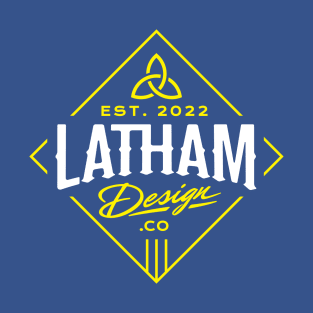 Latham Design Co. – Diamond White/Yellow T-Shirt