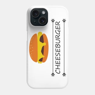 Cheeseburger burger fast food Phone Case