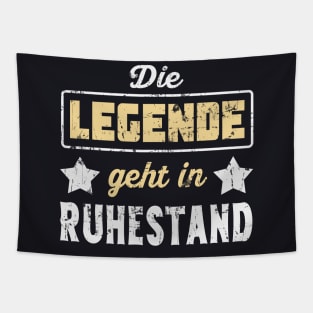 Die Legende geht in Ruhestand Tapestry