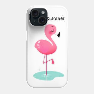 My 1st Summer Flamingo Beach Phone Case