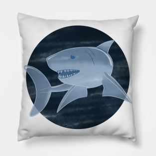 Glass Shark Pillow