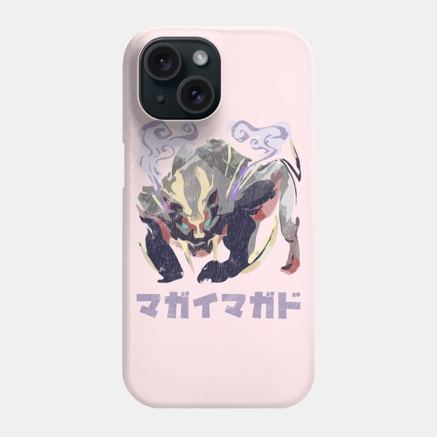 Monster Hunter Rise Magnamalo Kanji Icon Phone Case by StebopDesigns