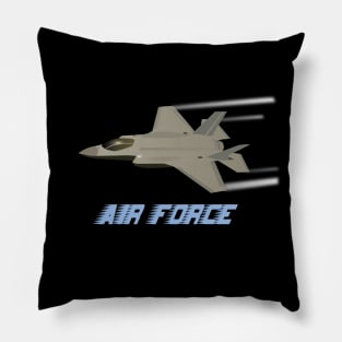 Air Force F35 Jet Fighter Pillow