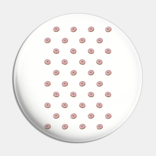 Glazed Donut with Sprinkles Pattern Pin