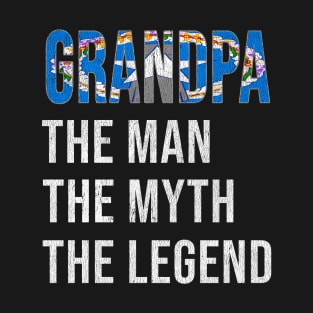 Grand Father Northern Marianan Grandpa The Man The Myth The Legend - Gift for Northern Marianan Dad With Roots From  Northern Mariana Islands T-Shirt