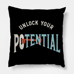 Unlock Your Potential Pillow