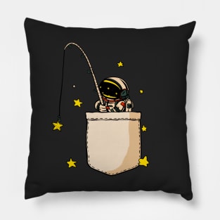 Pocket Astronaut Fishing Pillow