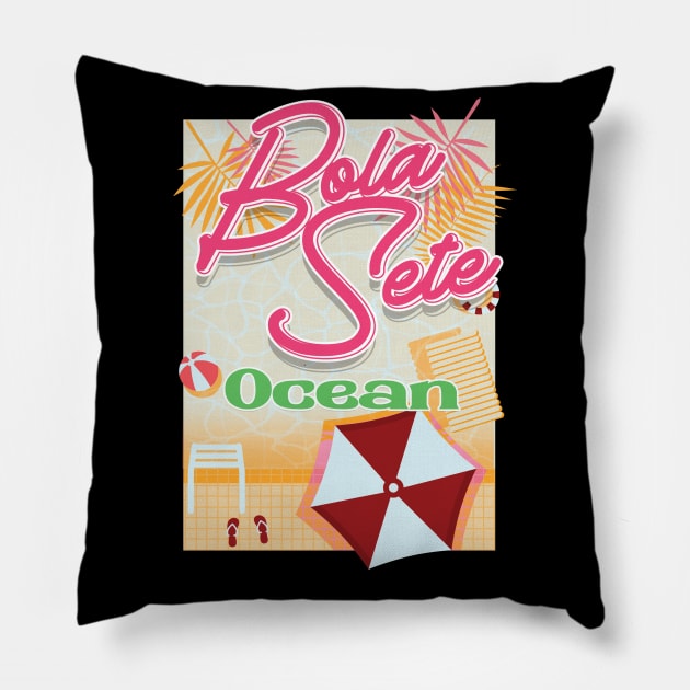 Bola Sete Ocean Pillow by Billybenn