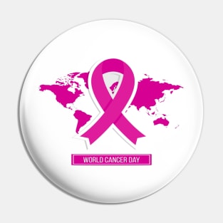 In October We Wear Pink Breast Cancer Awareness Survivor Pin