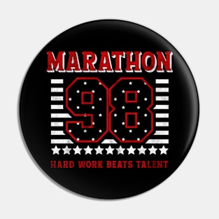 Marathon Pin