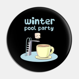 marshmallow and hot chocolate Pin